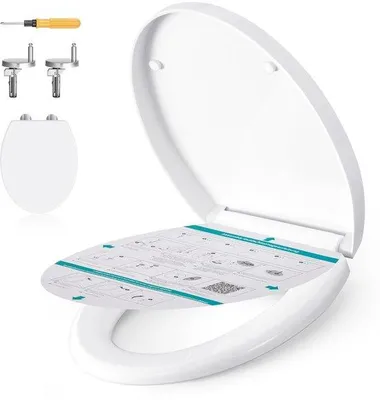 Produktbild von Toilettendeckel - O-Form mit Absenkautomatik - 300 kg Tragfähigkeit