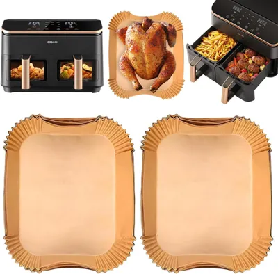 Produktbild von 120 Stück Backpapier für Heißluftfritteusen von Cosori
