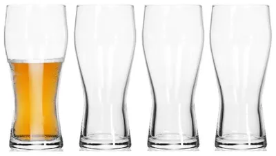 Produktbild von Bierglaser/Trinkglaser - 4x Stuck - 400 ml - Hochwertiges Bierglas