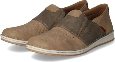 Produktbild von Rieker Herren klassisches Slipper Braun Kunstleder Größe:44