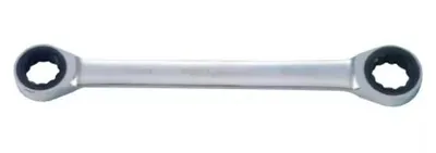 Produktbild von FORCE Ratschen-Doppelringschlüssel 827M0809 Chrom-Vanadium-Stahl