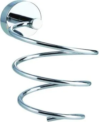 Produktbild von nwb Föhnhalter Pro 020 P02440 chrom, mit Befestigungstechnik zum Kleben