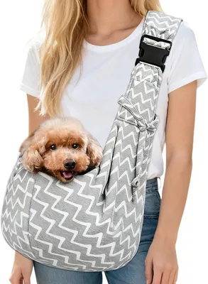 Produktbild von Hundetragetasche bis 7,5 kg, Tragbare Hundetasche, Schultertasche für Haustiere, Reisetasche