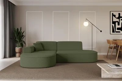 Produktbild von ALTDECOR Ecksofa in L-Form  MARI-L1 - 243x171x79,5 cm  Grün -  Corner Sofa Bett Eckcouch Couch  Wohnlandschaft Cauchsofa