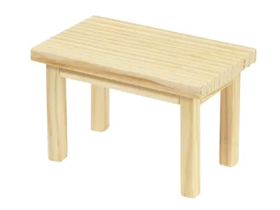 Produktbild von Miniatur Tisch, rechteckig, ca. 8 x 5 x 5 cm