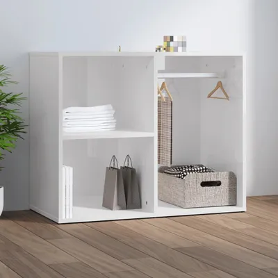 Produktbild von Cloris DesignMöbel - Regal für Schminktisch Hochglanz-Weiß 80x40x65cm Holzwerkstoff