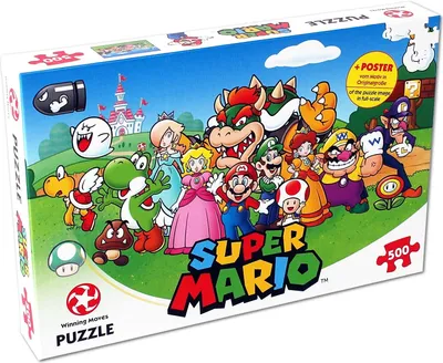 Produktbild von Puzzle Super Mario - Mario and Friends (500 Teile)