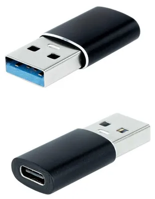 Produktbild von Nanocable 10.02.0012, USB C, USB A, Schwarz