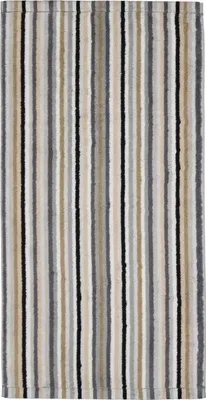 Produktbild von Cawö Handtuch Lifestyle Streifen" kiesel 50x100 cm"