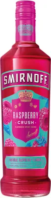 Produktbild von Smirnoff Raspberry Crush, Wodka mit Fruchtgeschmack, 25% vol., 700ml Flasche
