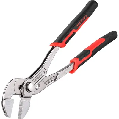 Obrázek produktu pro Kombinované kleště 250 mm, kleště na vodní pumpu 2 v 1, univerzální klíč, rozměr čelisti 80 mm, ocel CR-V