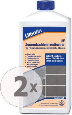 Produktbild von Lithofin KF Zementschleierentferner 2 x 1 Liter