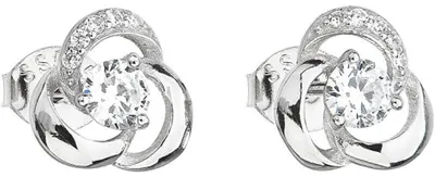 Image de Boucles d'oreilles en argent avec zircon 11006.1