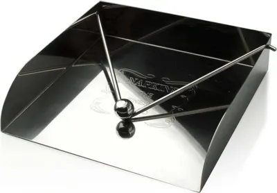Zdjęcie produktu dla serwetnik metalowy 18x18x4cm KWADRAT | 13184