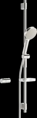 Produktbild von HANSA Brausegarnitur Hansaactivejet mit Wandstange 970mm, Handbrause 1-strahlig chrom 84370110