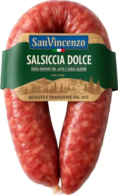 Produktbild von Salsiccia Curva Dolce traditionelle italienische Wurst 275g - San Vincenzo