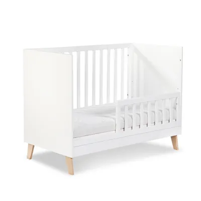 Produktbild von Gitterbett, Beistellbett, Babybett aus Holz, Höhenverstellbar Clamaro Noah