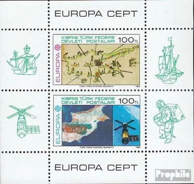Produktbild von Briefmarken Türkisch-Zypern 1983 Mi Block4 (kompl.Ausg.) postfrisch Europa