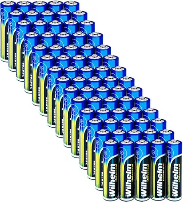 Produktbild von 70 AAA Mikro Wilhelm Universal Alkaline Batterien im Shrink LR03