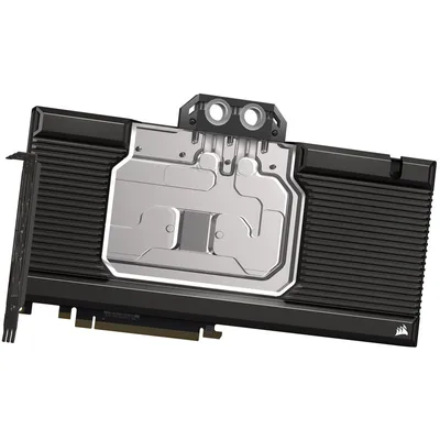 Produktbild von Corsair Hydro X XG7 RGB SUPRIM/TRIO 4080, Wasserblock + Rückenplatte, Kupfer, Polymethylmethacrylat (PMMA), Schwarz, 1/4", MSI GeForce RTX 4080 SUPRIM, MSI GeForce RTX 4080 GAMING TRIO, CORSAIR Commander PRO / Commander Core XT / Lighting Node PRO