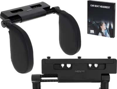 Obrázek produktu pro KIK KX5705 Opěrka hlavy do auta, nastavitelná černá