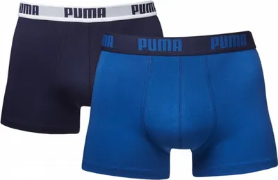 Produktbild von Boxerky PUMA Boxer 2-pack Blue/Dark Blue Modrá L