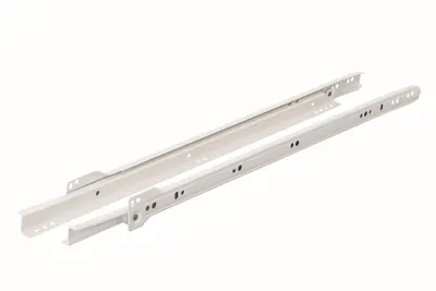 Obrázek produktu pro Walteco Rolničkový výsuv 500mm, bílý, nosnost 20 kg, 1 pár