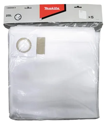 MAKITA Staubsaugerbeutel 25 L, 5 Stück passend für VC3211H/M, VC3211M, VC3210L