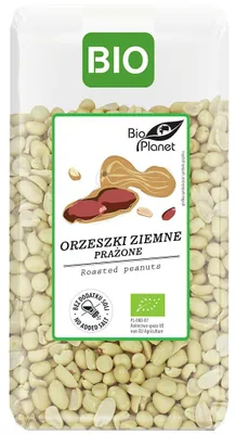 ORZESZKI ZIEMNE PRAŻONE BEZ SOLI BIO 350 g - BIO PLANET