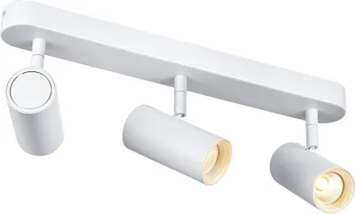 Produktbild von SLV NOBLO, Wand- und Deckenaufbauleuchte, triple, rund, 2700K, 19W, PHASE, 32°, weiß 1008717