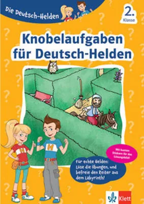 Obrázek produktu pro Die Deutsch-Helden Knobelaufgaben für Deutsch-Helden 2. Klasse