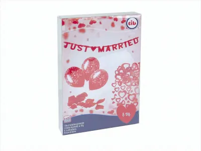 Produktbild von Just Married - Party-Set - 8-teilig