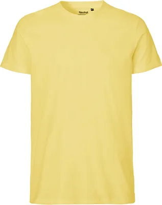 Immagine prodotto di Neutral O61001 | Maglietta aderente da uomo +certificata GOTS - Colore: Dusty Yellow - Taglia: S