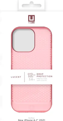 Produktbild von Urban Armor Gear [U] Lucent, Cover, Apple, 15,5 cm (6.1"), Pink