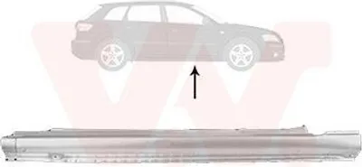 Produktbild von VAN WEZEL 0332104 Schweller Reparaturblech Einstiegblech Rechts für AUDI A3 Sportback (8PA)