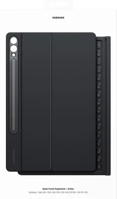 Zdjęcie produktu dla Samsung EF-DX825, QWERTZ, Niemiecki, Panel dotykowy, Samsung, Galaxy Tab S10+ / S9+ / S9 FE+, Czarny