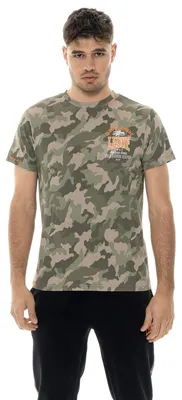 Zdjęcie produktu dla Męska koszulka z krótkim rękawem z bawełny w kamuflażu Leone Military 1947
