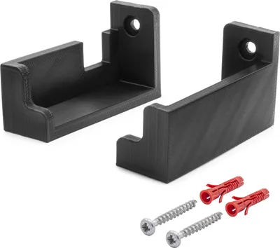 Produktbild von Wand Halterung Dock Station Konsolen Halter Design 2 Schwarz passend für Nintendo Switch