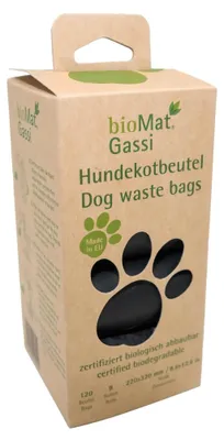 Produktbild von BioMat – Kompostierbare Hundekotbeutel – 120 Beutel