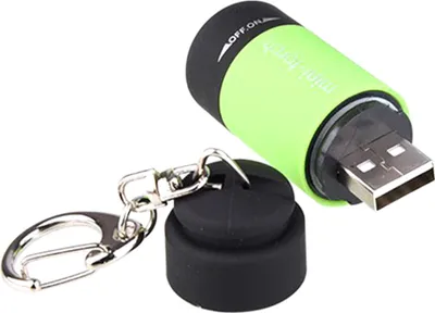 Obrázek produktu pro Mini svítilna na klíče kapesní dobíjecí LED světlo vodotěsné