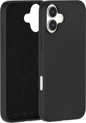Image de Coque Silicone Renforcée MagSafe pour IP16 Plus Noire