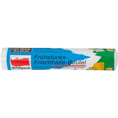 Produktbild von Plastiktüten für Lunchpakete - 18 x 28 cm - 120 Stk