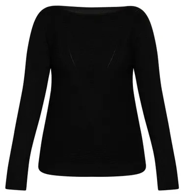 Produktbild von ALBEE damen strickpullover - schwarz, M/L