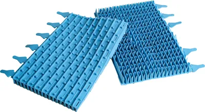 Produktbild von vhbw 2x Bürste Ersatz für Zodiac W1585A für Poolroboter, Poolsauger - Aus Gummi, 30,2 x 24,5 x 5,5 cm