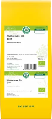 Produktbild von Muskatnuss ganz 500g - Einzelgewürz von Lebensbaum