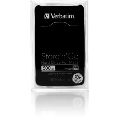 Produktbild von Verbatim Store 'n' Go Festplatte - 2,5" Extern - 500 GB - Schwarz - USB 3.