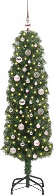 Produktbild von vidaXL Künstlicher Weihnachtsbaum mit 150 LEDs mit Ständer Grün 150 cm