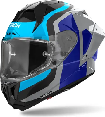 Produktbild von Integralhelm AIROH GP 800 Competition Blaugrau Schwarz Glänzend größe XL