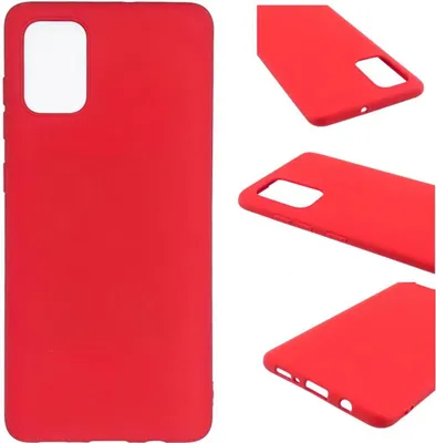 Immagine prodotto di Custodia per Samsung Galaxy A32 4G Custodia per cellulare Custodia in silicone Cover Bumper Rosso opaco