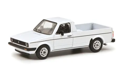 Produktbild von VW Caddy Pritsche weiß 1:64 Schuco
